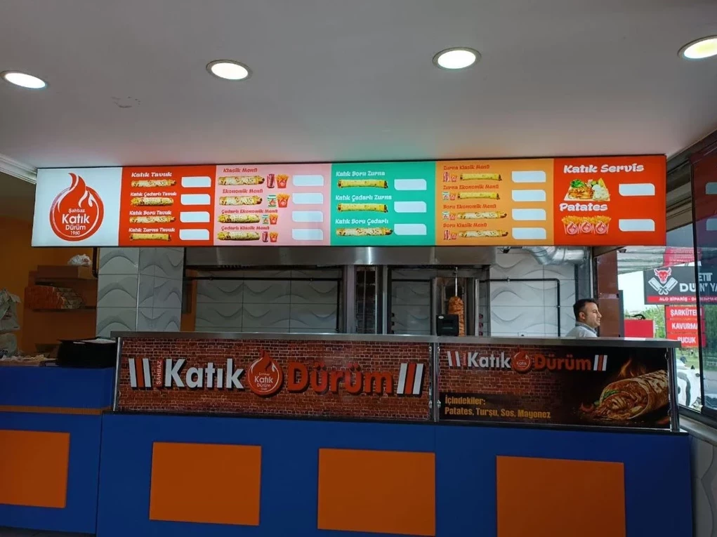 Ledbox Menü Tabela Uygulama 100
