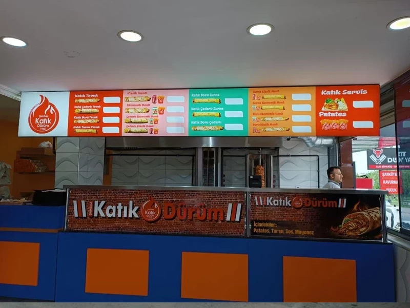 Ledbox Menü Tabela Uygulama 101